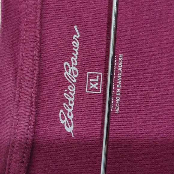 USED EDDIE BAUER SIZE XL COLOR PURPLE LIGHT WEIGHT - Picture 2 of 8